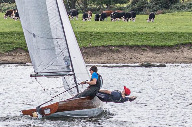 Alex Jackson and Arthur Henderson win the Upper Thames Merlin Rocket Open photo copyright Tony Ketley taken at Upper Thames Sailing Club and featuring the Merlin Rocket class