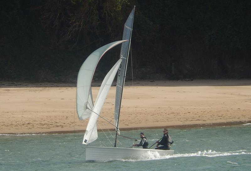 Salcombe Merlin Open photo copyright Malcolm Mackley taken at Salcombe Yacht Club and featuring the Merlin Rocket class