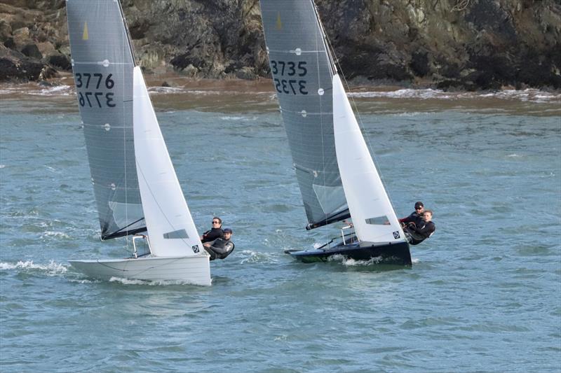 Salcombe Merlin Open photo copyright Chris Jennings taken at Salcombe Yacht Club and featuring the Merlin Rocket class