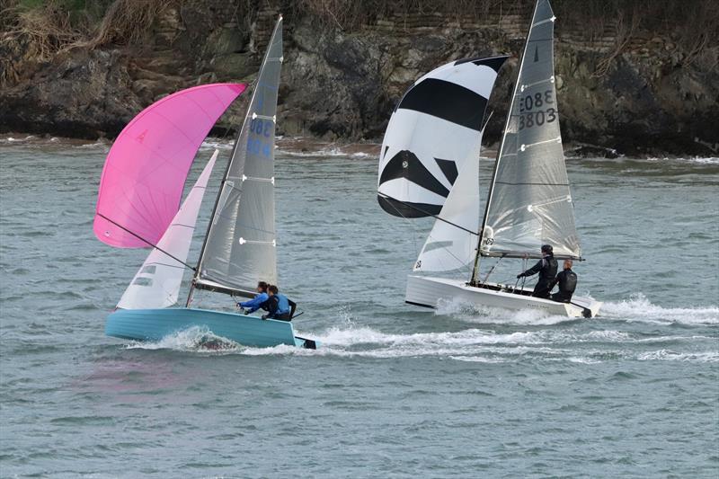 Salcombe Merlin Open photo copyright Chris Jennings taken at Salcombe Yacht Club and featuring the Merlin Rocket class