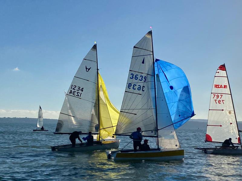 Paignton Christmas Cracker Pursuit Race photo copyright Andy Probert taken at Paignton Sailing Club and featuring the Merlin Rocket class