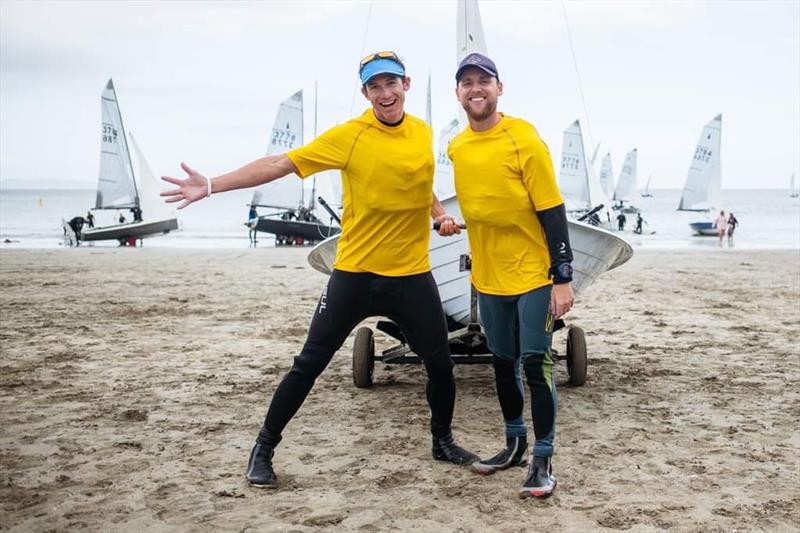 Sam and Christian - Merlin Rocket Champions Looe 2019 photo copyright Ellie Sharps taken at Looe Sailing Club and featuring the Merlin Rocket class