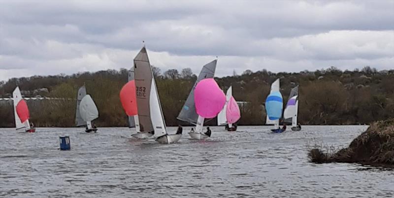 Vintage Merlin Rockets at Fishers Green photo copyright Keith Fielden taken at Fishers Green Sailing Club and featuring the Merlin Rocket class