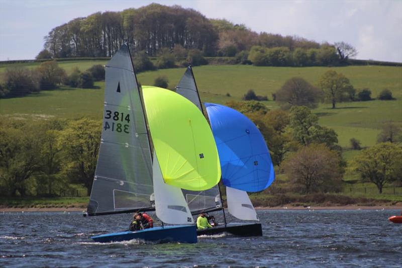 Enjoying the conditions at the Bartley Merlin Rocket Open photo copyright Kerry Webb taken at Bartley Sailing Club and featuring the Merlin Rocket class