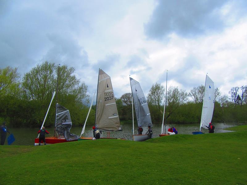 Merlin Rocket De May and Thames Series at Medley photo copyright Richard Burton taken at Medley Sailing Club and featuring the Merlin Rocket class