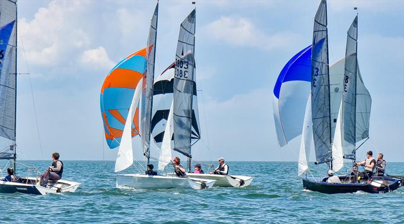 Craftinsure Merlin Rocket Silver Tiller Round 1 at Whitstable - photo © Robert Govier / Sam Turner