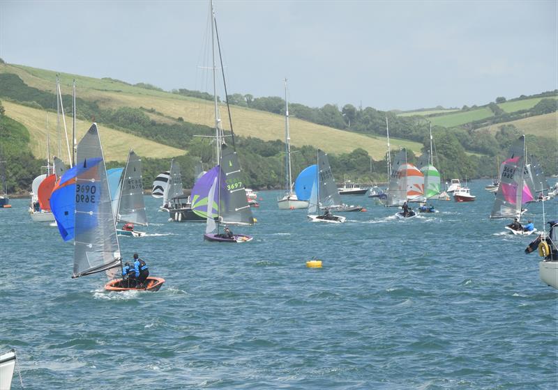 Salcombe Gin Merlin Week Day 1 photo copyright Margaret Mackley  taken at Salcombe Yacht Club and featuring the Merlin Rocket class