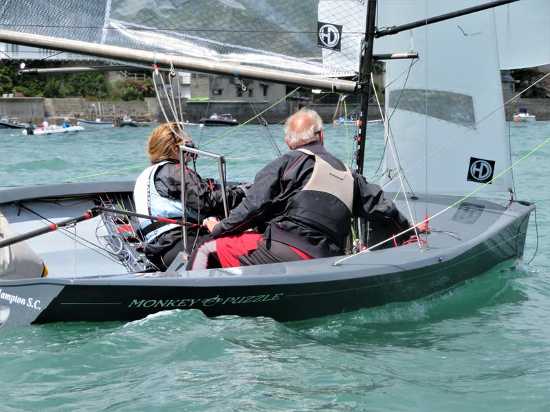 Salcombe Gin Merlin Week Day 4 photo copyright Malcolm Mackley  taken at Salcombe Yacht Club and featuring the Merlin Rocket class