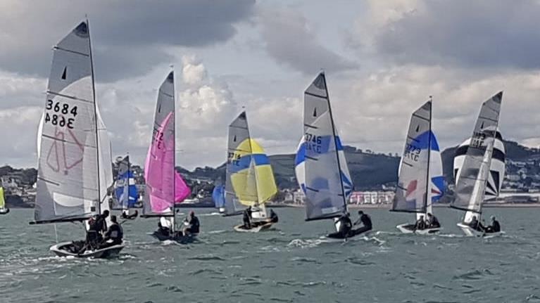 Merlin Rocket Craftinsure Silver Tiller Series at Paignton photo copyright Andy Probert  taken at Paignton Sailing Club and featuring the Merlin Rocket class