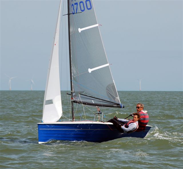 Day two of the Merlin Rocket nationals photo copyright Nick Champion / www.championmarinephotography.co.uk taken at Whitstable Yacht Club and featuring the Merlin Rocket class