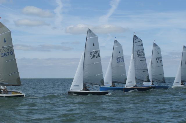 Day three of the Merlin Rocket nationals photo copyright Mark Barnes taken at Whitstable Yacht Club and featuring the Merlin Rocket class