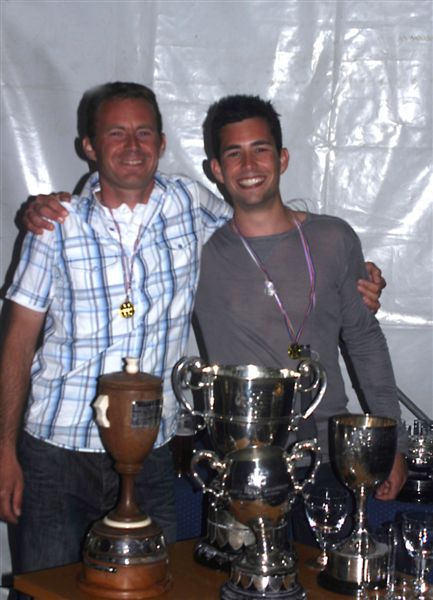 Shepherd Neame Merlin Rocket nationals prize winners photo copyright Nick Champion / www.championmarinephotography.co.uk taken at Whitstable Yacht Club and featuring the Merlin Rocket class