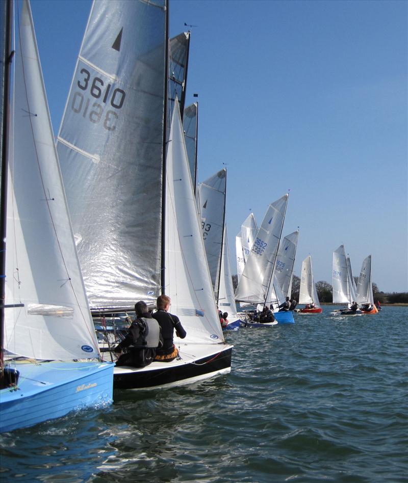 Merlins at Chichester photo copyright CYC taken at Chichester Yacht Club and featuring the Merlin Rocket class