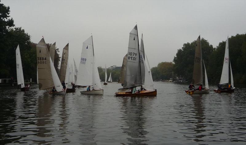 Porteous Cup for Vintage Merlins at Tamesis photo copyright Stewart Colley taken at Tamesis Club and featuring the Merlin Rocket class