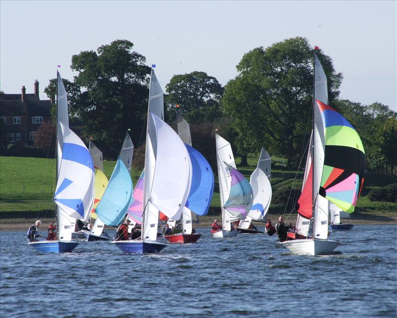 Merlins at Blithfield photo copyright Don Stokes taken at Blithfield Sailing Club and featuring the Merlin Rocket class