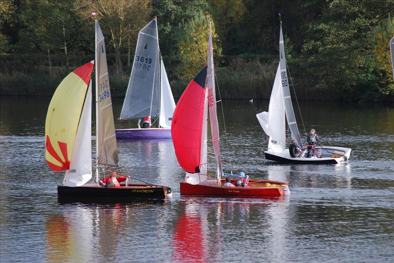 A bright but chilly autumn day at Arrow Valley Lake photo copyright Heidi Smith taken at Redditch Sailing Club and featuring the Merlin Rocket class