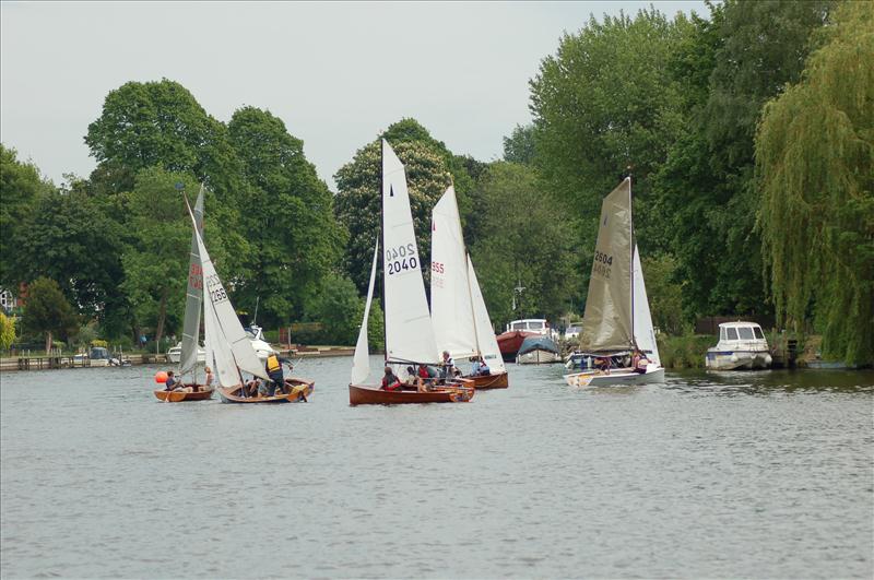 Merlins at Upper Thames photo copyright Alex Pausey taken at Upper Thames Sailing Club and featuring the Merlin Rocket class