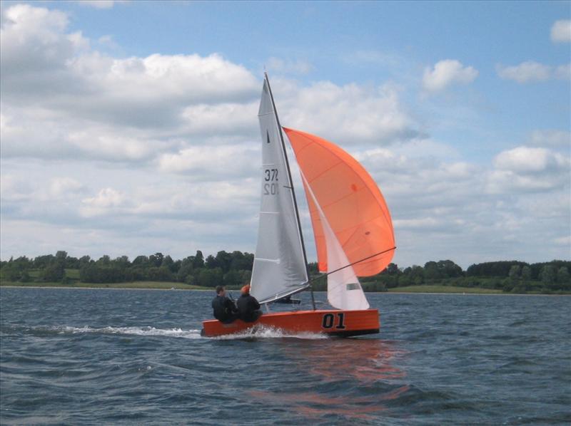 Merlin Rocket Inland Championships sponsored by Harken photo copyright David Turner taken at Draycote Water Sailing Club and featuring the Merlin Rocket class