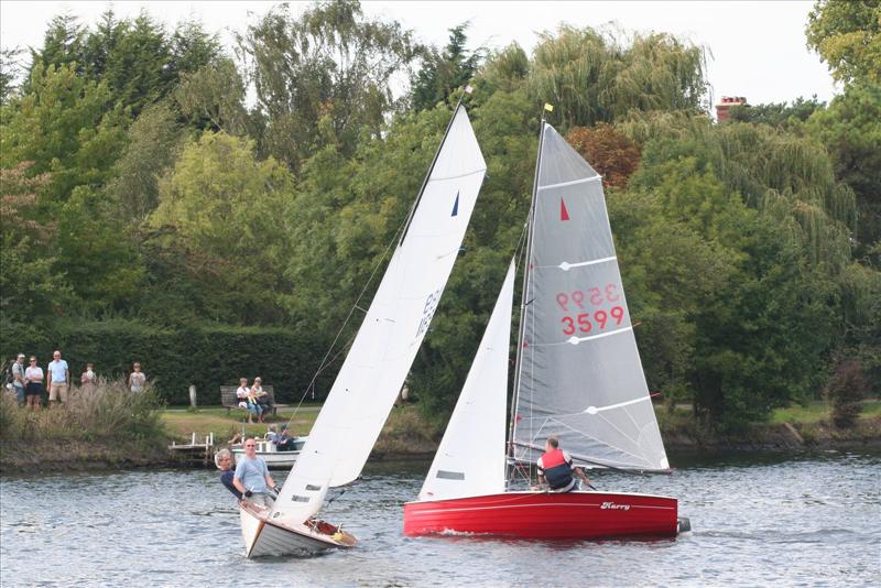 Ben Marshall and Ken Duffell in the Minima Regatta photo copyright Peter Halligan taken at Minima Yacht Club and featuring the Merlin Rocket class