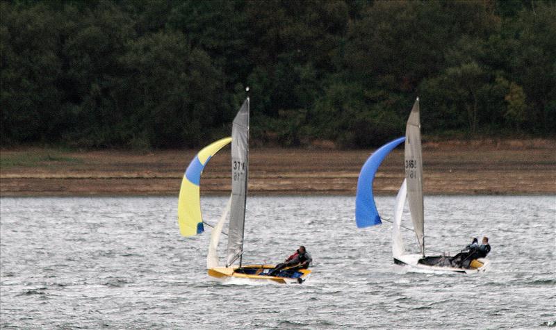 Merlins at Carsington photo copyright Dave Higgins taken at Carsington Sailing Club and featuring the Merlin Rocket class