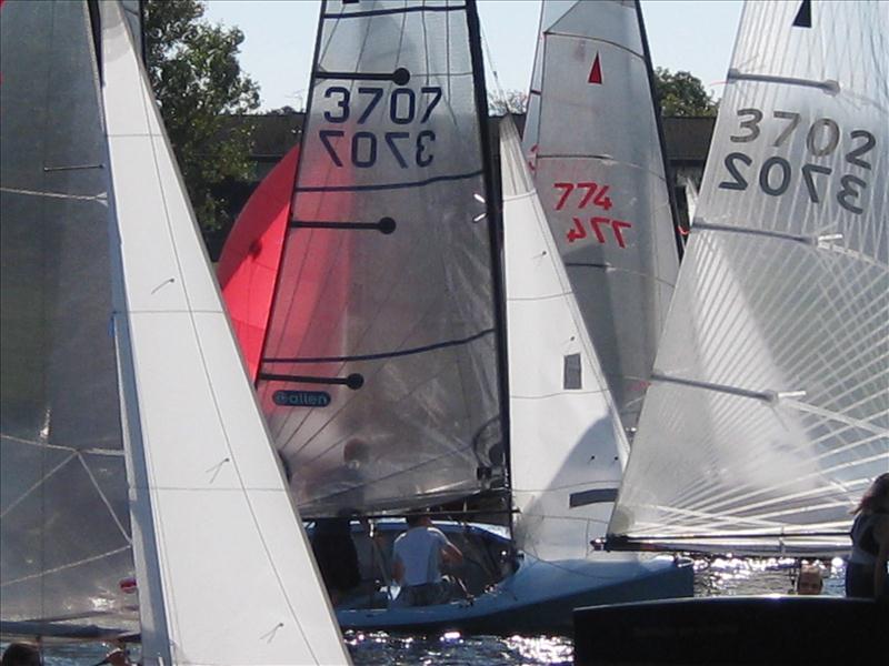 Merlins at Hampton photo copyright Claudia Wheeler taken at Hampton Sailing Club and featuring the Merlin Rocket class