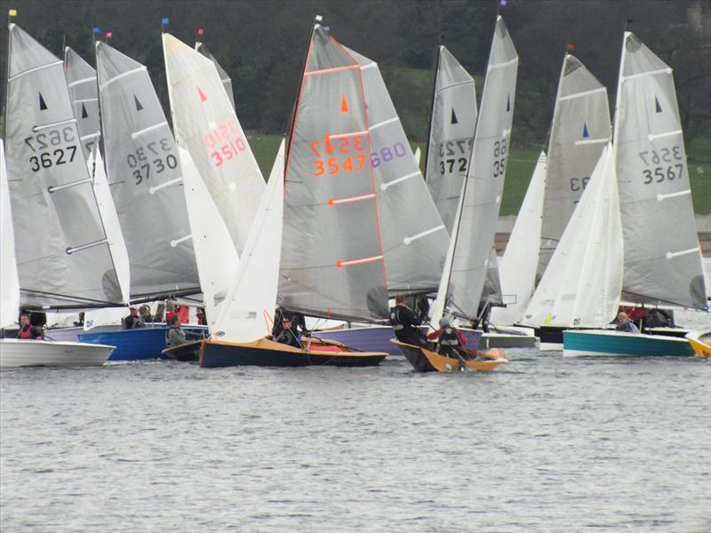 SIlver Tiller open meeting at Blithfield photo copyright Belinda Mason taken at Midland Sailing Club and featuring the Merlin Rocket class