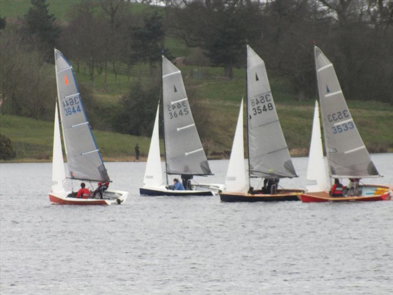SIlver Tiller open meeting at Blithfield photo copyright Belinda Mason taken at Midland Sailing Club and featuring the Merlin Rocket class