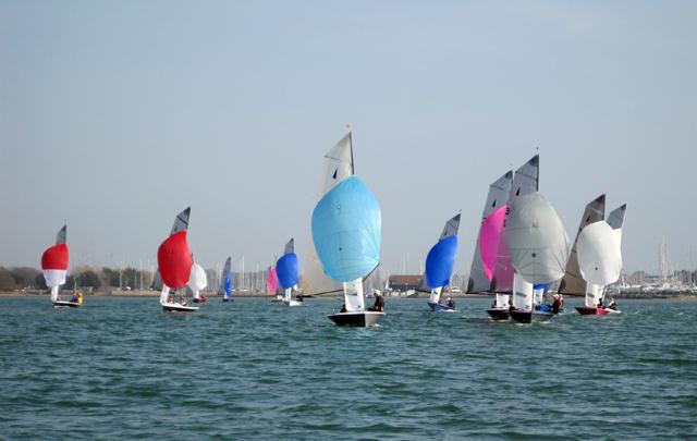 Merlin Rocket Silver Tiller at Chichester photo copyright Ian Payne taken at Chichester Yacht Club and featuring the Merlin Rocket class