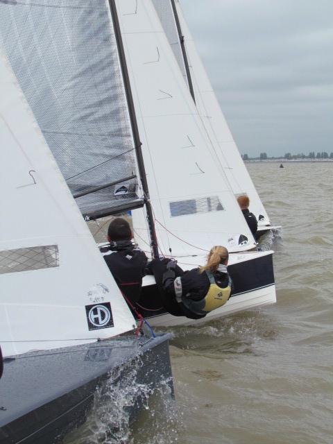 Craftinsure Silver Tiller open at Brightlingsea photo copyright Piers Lambert taken at Brightlingsea Sailing Club and featuring the Merlin Rocket class