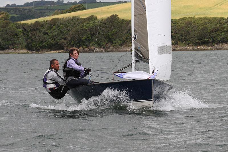 Midweek action from Salcombe Week 2012 photo copyright John Murrell / www.fotoboat.com taken at Salcombe Yacht Club and featuring the Merlin Rocket class