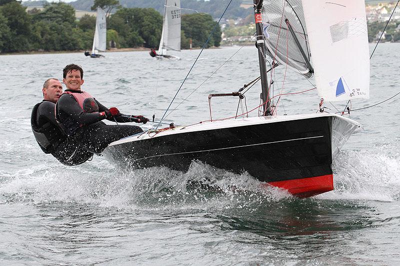 Midweek action from Salcombe Week 2012 photo copyright John Murrell / www.fotoboat.com taken at Salcombe Yacht Club and featuring the Merlin Rocket class