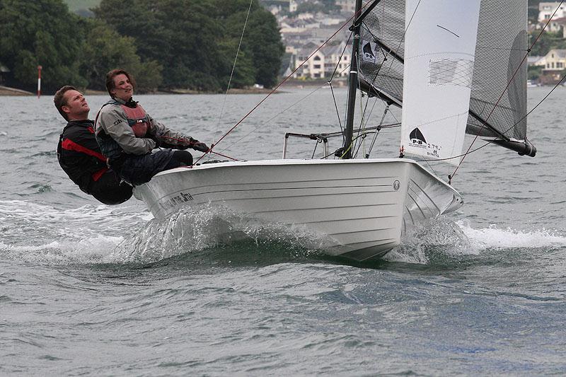 Midweek action from Salcombe Week 2012 photo copyright John Murrell / www.fotoboat.com taken at Salcombe Yacht Club and featuring the Merlin Rocket class