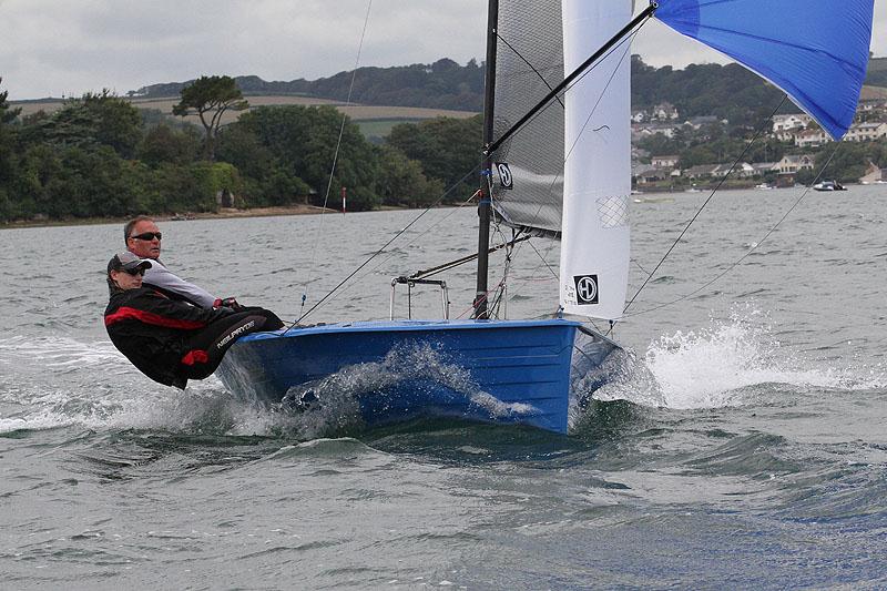 Midweek action from Salcombe Week 2012 photo copyright John Murrell / www.fotoboat.com taken at Salcombe Yacht Club and featuring the Merlin Rocket class