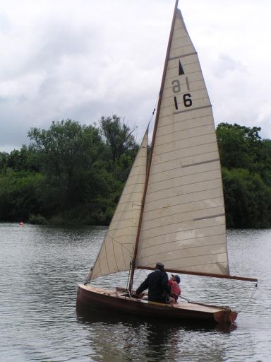 Jack Holt 's Merlin 'Gently' has been restored by Chris Barlow photo copyright Pat Jones taken at  and featuring the Merlin Rocket class