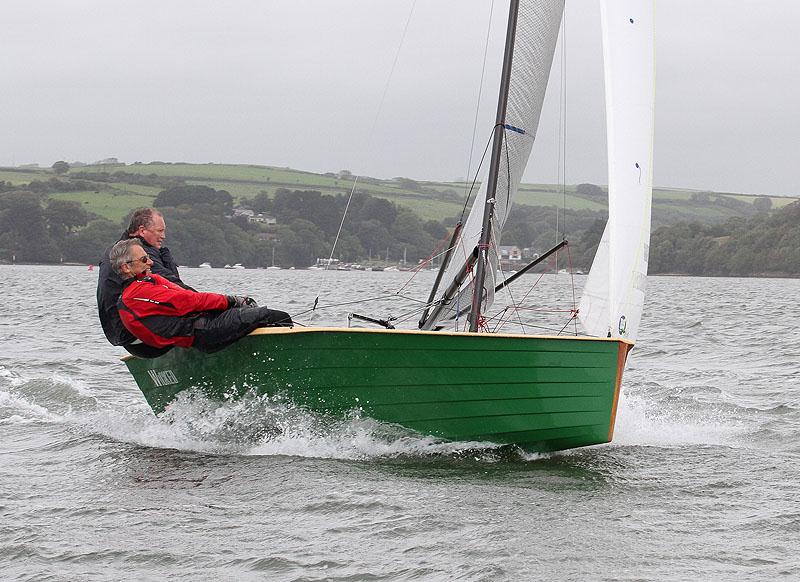 Action from Salcombe Week 2012 later in the week photo copyright John Murrell / www.fotoboat.com taken at Salcombe Yacht Club and featuring the Merlin Rocket class