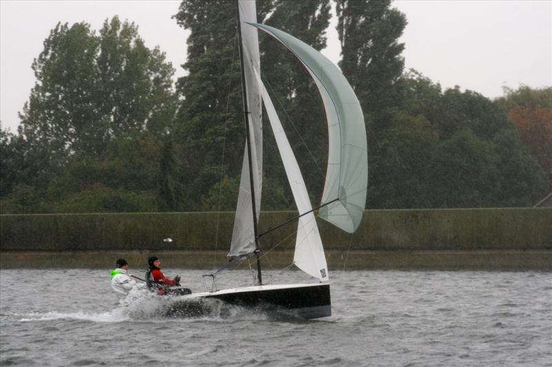 Merlin Rocket Silver Tiller event at Wembley photo copyright John McKelvie taken at Wembley Sailing Club and featuring the Merlin Rocket class