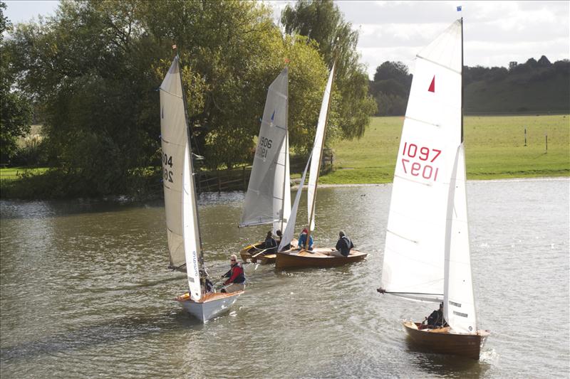 Vintage Merlin Rockets at Upper Thames photo copyright Sherine Pausey taken at Upper Thames Sailing Club and featuring the Merlin Rocket class