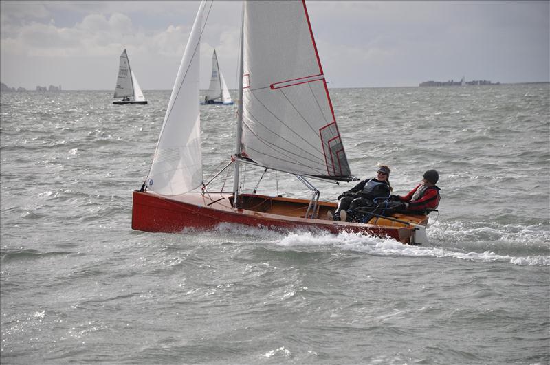 Final Silver Tiller series event of the Merlin calendar at Lymington photo copyright Nigel Brooke taken at Royal Lymington Yacht Club and featuring the Merlin Rocket class