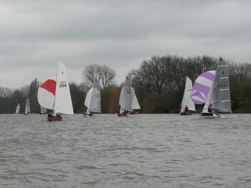 A cold north easterly greeted 18 Merlins at Ranelagh  photo copyright Nick Price taken at Ranelagh Sailing Club and featuring the Merlin Rocket class