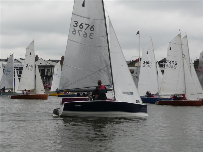 A cold north easterly greeted 18 Merlins at Ranelagh  photo copyright Nick Price taken at Ranelagh Sailing Club and featuring the Merlin Rocket class