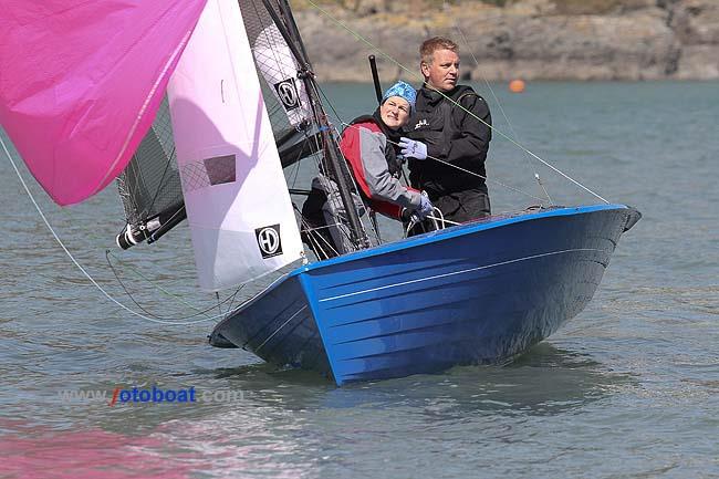 Merlin Rocket Silver Tiller event at Salcombe photo copyright John Murrell / www.fotoboat.com taken at Salcombe Yacht Club and featuring the Merlin Rocket class