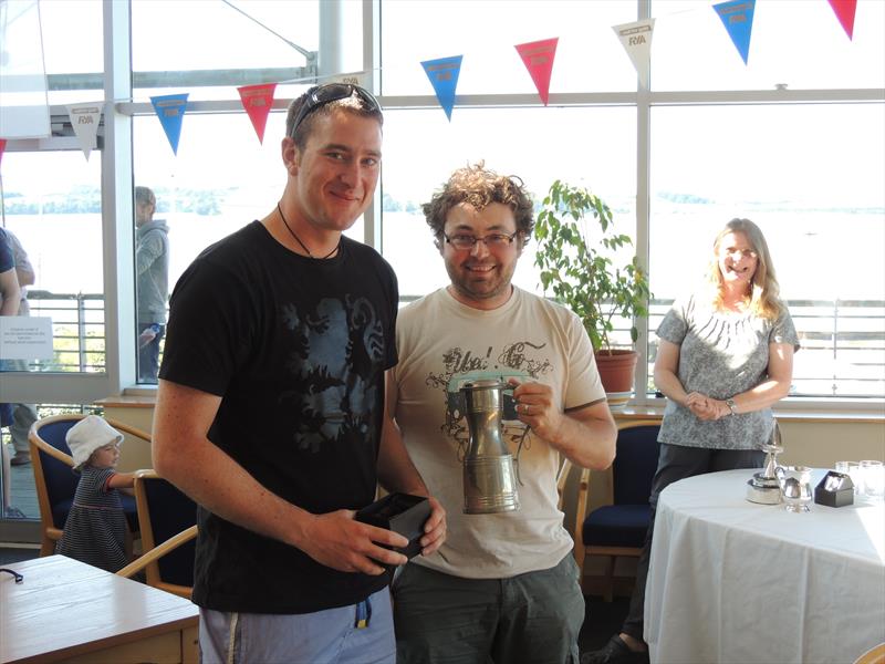 John Reekie and Andrew Hooton win the Merlin class at the Peelports Cumbraes Regatta Weekend - photo © Andy Johnston