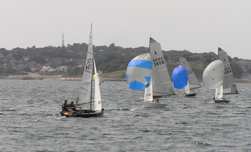 Racing in the Craftinsure Silver Tiller series at Weymouth photo copyright WSC taken at Weymouth Sailing Club and featuring the Merlin Rocket class