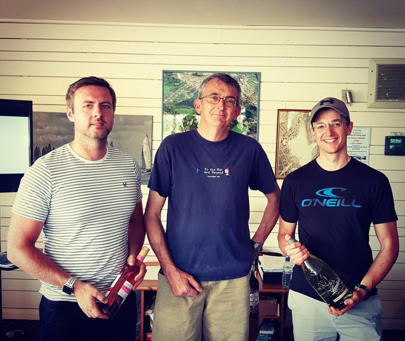 Roger Phillips and Will Crocker were third the Merlin Silver Tiller meeting at Midland photo copyright Phillip Base taken at Midland Sailing Club and featuring the Merlin Rocket class