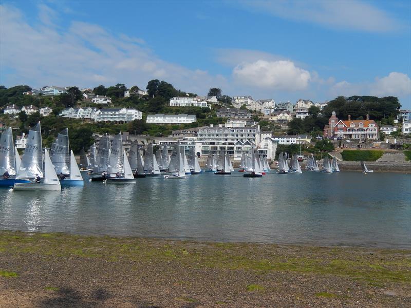 Sharp's Doom Bar Salcombe Merlin Week day 5 photo copyright Malcolm Mackley taken at Salcombe Yacht Club and featuring the Merlin Rocket class