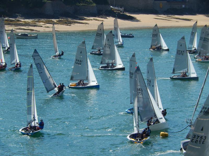 Sharp's Doom Bar Salcombe Merlin Week day 6 photo copyright Malcolm Mackley taken at Salcombe Yacht Club and featuring the Merlin Rocket class