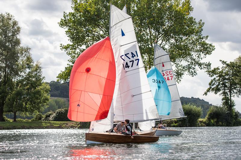 Merlin Rocket September open meeting at Upper Thames photo copyright Debbie Kite taken at Upper Thames Sailing Club and featuring the Merlin Rocket class