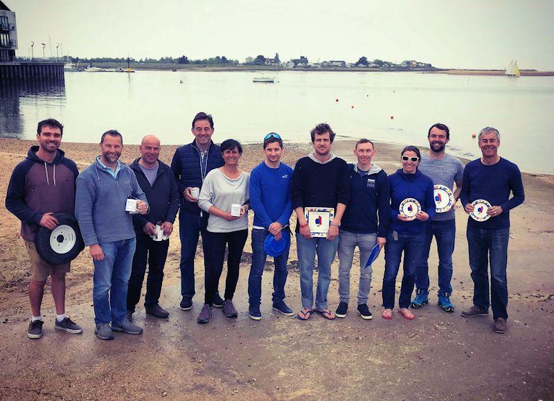 Winners at the Craftinsure Silver Tiller Merlin Rocket open meeting at Brightlingsea  photo copyright Chris Kilsby taken at Brightlingsea Sailing Club and featuring the Merlin Rocket class