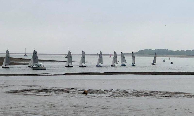 The fleet returns after racing - Craftinsure Silver Tiller Merlin Rocket open meeting at Brightlingsea  - photo © BSC