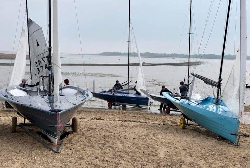 Craftinsure Silver Tiller Merlin Rocket open meeting at Brightlingsea  photo copyright BSC taken at Brightlingsea Sailing Club and featuring the Merlin Rocket class